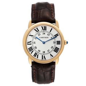 Cartier Ronde Solo Large Yellow Gold Steel Unisex Watch
