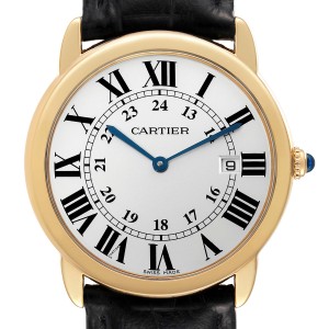 Cartier Ronde Solo 36mm Large Yellow Gold Steel Unisex Watch 