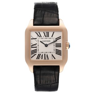 Cartier Santos Dumont Small 18k Rose Gold Unisex Watch 