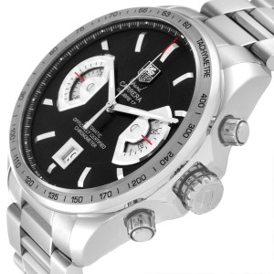 Tag Heuer Grand Carrera Black Dial Automatic Mens Watch 
