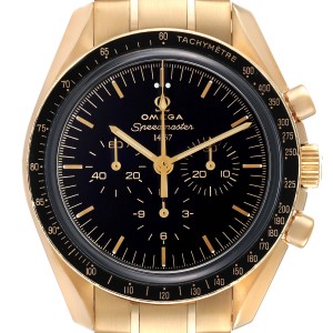 Omega Speedmaster 50th Anniversary Yellow Gold LE Watch 