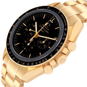 Omega Speedmaster 50th Anniversary Yellow Gold LE Watch 