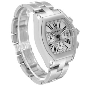 Cartier Roadster XL Chronograph Automatic Steel Mens Watch  