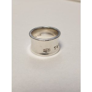 Tiffany & Co. 925 Sterling Silver Wide Ring Size 7