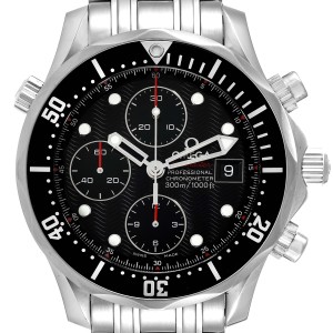 Omega Seamaster Chronograph Black Dial Watch  