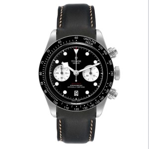 Tudor Heritage Black Bay Chronograph Reverse Panda Dial Watch  
