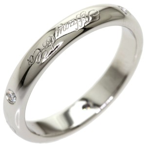 TIFFANY & Co 950 Platinum Notursida Diamond US 5 Ring  