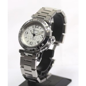 Cartier Pasha Stainless Steel Automatic 35mm Mens Watch   