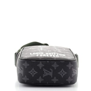 Louis Vuitton Danube Handbag Limited Edition Vivienne Monogram Eclipse PM