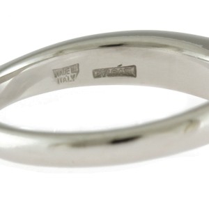 BVLGARI  950 Platinum  Ring V-shaped  