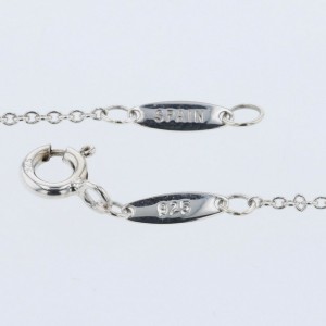 TIFFANY & Co 925 Silver 1P Aquamarine Bracelet LXGBKT-743