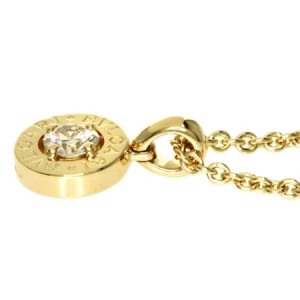 Bulgari 18K Yellow Gold Diamond Necklace 