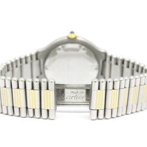 Cartier Must 21 Stainless Steel and Gold Plated Quartz Unisex Watch
