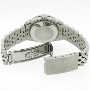 Rolex Datejust 31mm Steel Jubilee Watch with Diamond Bezel/Lugs/MOP Roman Diamond Dial