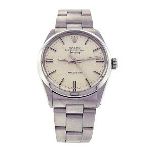 Rolex Air-King 5500 Stainless Steel Oyster Silver Dial Automatic 34mm Men's Watch