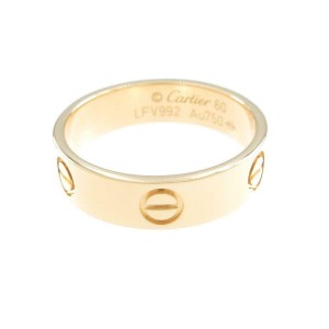 Cartier 18K Yellow Gold Love Ring LXGYMK-751
