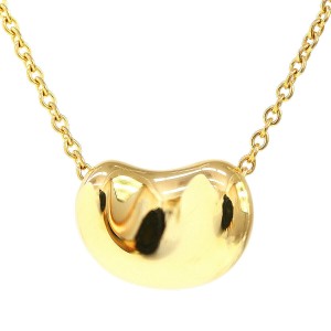 Tiffany & Co 18k Yellow Gold Bean Necklace