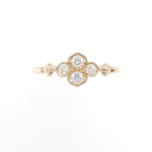 Cartier Mysterieuse 18k Pink Gold Diamond US5.75 Ring 