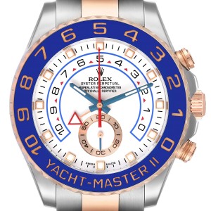 Rolex Yachtmaster II Steel Rose Gold Mens Watch  