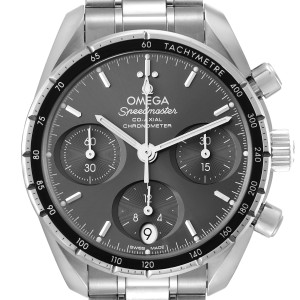 Omega Speedmaster Co-Axial 38 Chronograph Steel Mens Watch 