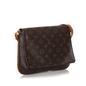 Louis Vuitton shoulder bag monogram musette tango short strap