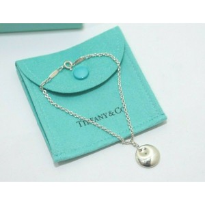 Tiffany & Co 925 Silver Round Disc Bracelet