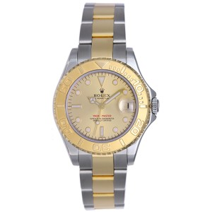 Rolex Yacht-Master 168623 Stainless Steel & 18K Yellow Gold Automatic 35mm Unisex Watch 