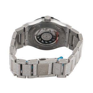 Hublot Classic Fusion Titanium Diamond Pave Dial 42mm Mens Watch