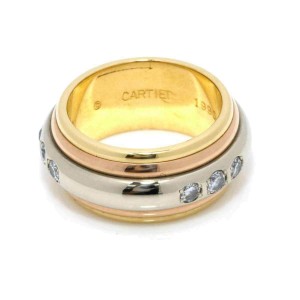 Cartier 18K gold Saturn Diamond Ring