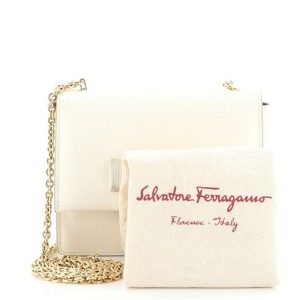 Salvatore Ferragamo Ginny Crossbody Bag Saffiano Leather Mini