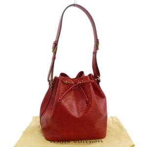 LOUIS VUITTON Epi Leather Petit Noe Drawstring Shoulder Bag M44107