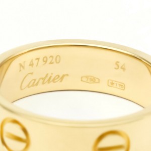 CARTIER 18K Yellow Gold Love Ring LXGoodsLE-565