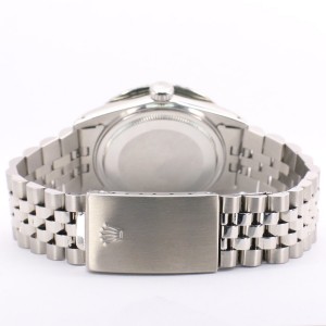 Rolex Datejust 36MM Steel Watch with 4.6CT Dome Diamond Bezel/Purple Diamond Roman Dial