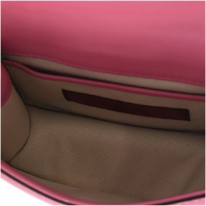 Valentino Glam Lock Shoulder Bag Leather Mini