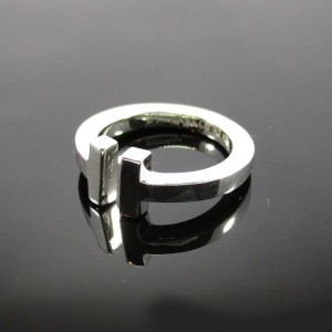 Tiffany & Co. T Square Silver Ring Size 5
