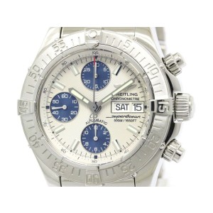 Breitling Chrono Super Ocean Stainless Steel Automatic 42mm Mens Watch