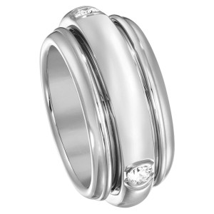 Piaget 18K White Gold Possession Diamond Ring Size 7.5