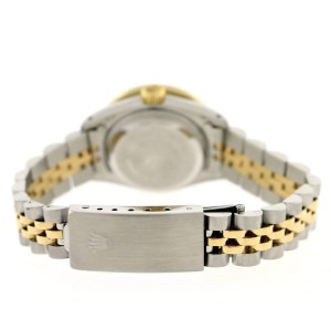 Rolex Datejust Ladies 2-Tone 18K Gold/SS 26mm Jubilee Watch w/Baguette Diamond Dial & 1.3Ct Bezel
