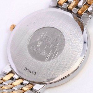 OMEGA De Ville Stainless steel/Plated Gold Quartz Watch 