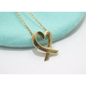 Tiffany & Co 18k Yellow GoldPicasso Loving  Necklace