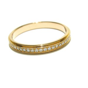 Cartier 18k Pink Gold Full Diamond Wedding Ring LXJG-14
