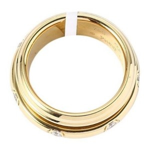 Piaget 18K Yellow Gold Diamond G34PL350 Ring Size 6.75