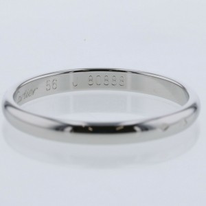 CARTIER 950 Platinum 1895 Wedding Ring LXGBKT-1040