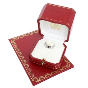 Cartier 18K White Gold Love Ring Size 5.75