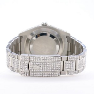 Rolex Datejust II 41MM Oyster 17.5ct Diamond-Paved Watch