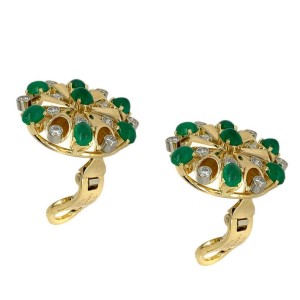 Aletto Brothers Diamond and Emerald Earrings