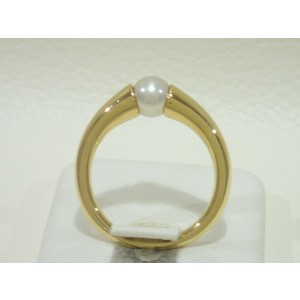 MIKIMOTO 18k yellow gold akoya pearl Ring