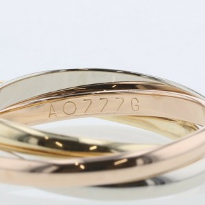 CARTIER 18k White Gold Trinity Ring LXGQJ-1276