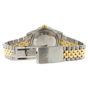 Rolex Datejust 2-Tone 18K Gold/SS 36mm Automatic Jubilee Watch with MOP Diamond Dial & Bezel
