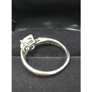 Tiffany & Co. Platinum & 1.21ct Diamond Engagement Ring Size 4.5